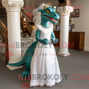 Postava maskota Teal Dragon...
