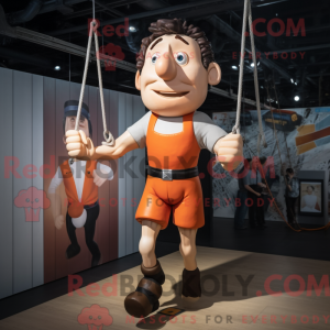 Rust Trapeze Artist mascot...