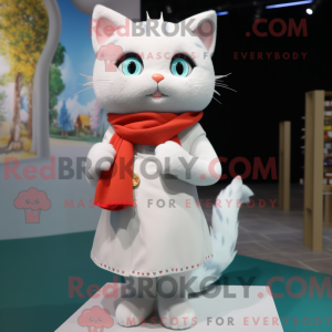 Mascotte de chat costume de...