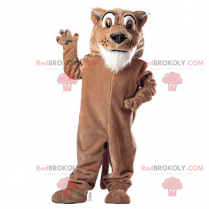 Mascote animal da savana - leoa - Redbrokoly.com