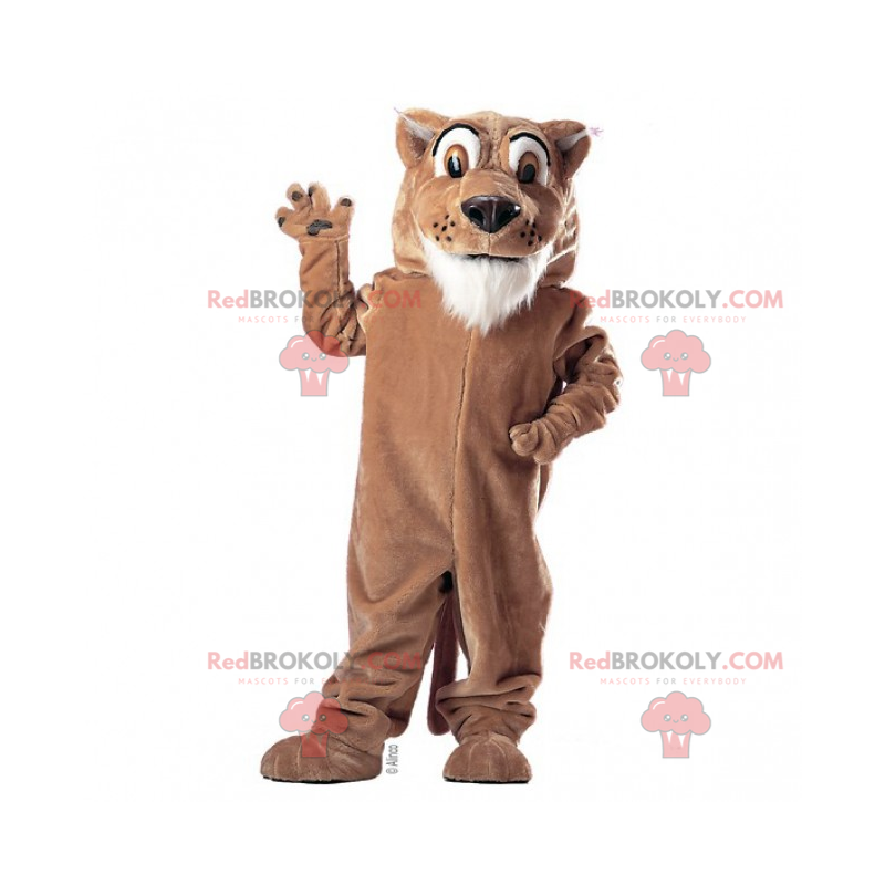Mascote animal da savana - leoa - Redbrokoly.com