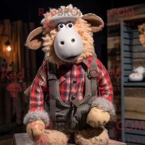 Tan Merino Sau maskot...