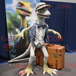 Velociraptor maskot kostume...