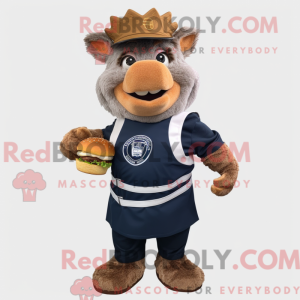 Disfraz de mascota Navy...
