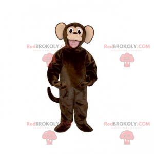 Mascotte animale della savana - Scimmia - Redbrokoly.com