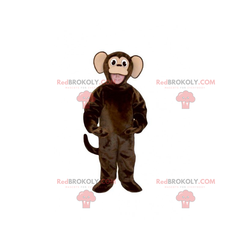 Mascotte animale della savana - Scimmia - Redbrokoly.com