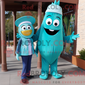 Teal Enchiladas mascot...