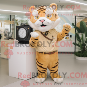 Mascotte de Tigre beige...