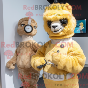 Costume mascotte d alpaga...