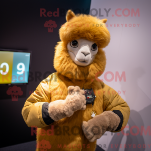Costume mascotte d alpaga...