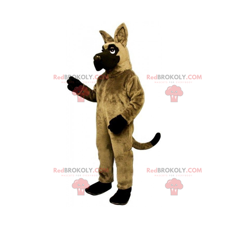 Kæledyrs maskot - Schæferhund - Redbrokoly.com