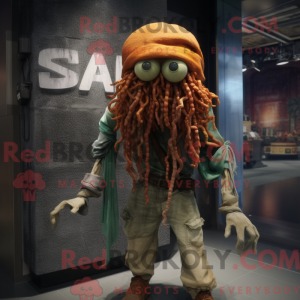 Rust Medusa mascottekostuum...