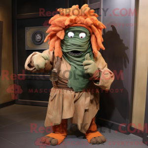 Rust Medusa maskot kostume...