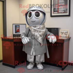 Costume mascotte de Silver...