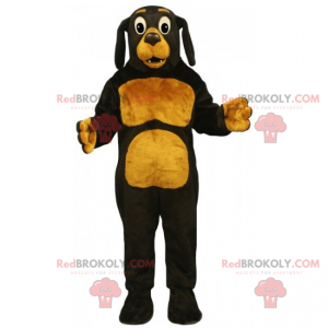 Haustier Maskottchen - Brauner Hund und Karamell -