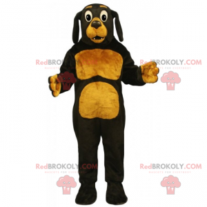 Mascotte van huisdieren - Bruine hond en karamel -