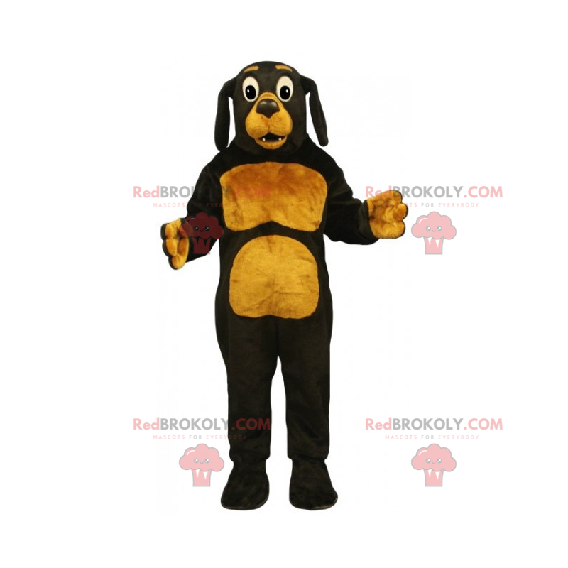 Maskot mazlíčků - hnědý pes a karamel - Redbrokoly.com