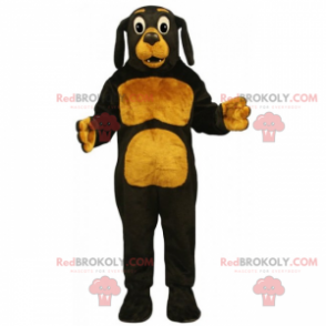Pets mascot - Brown dog and caramel - Redbrokoly.com