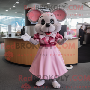 Roze Rat mascottekostuum...