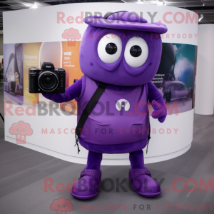 Purple Camera mascot...