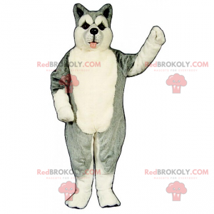 Mascotte van huisdieren - Husky - Redbrokoly.com