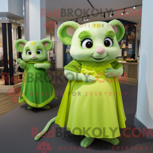 Limegrønn...
