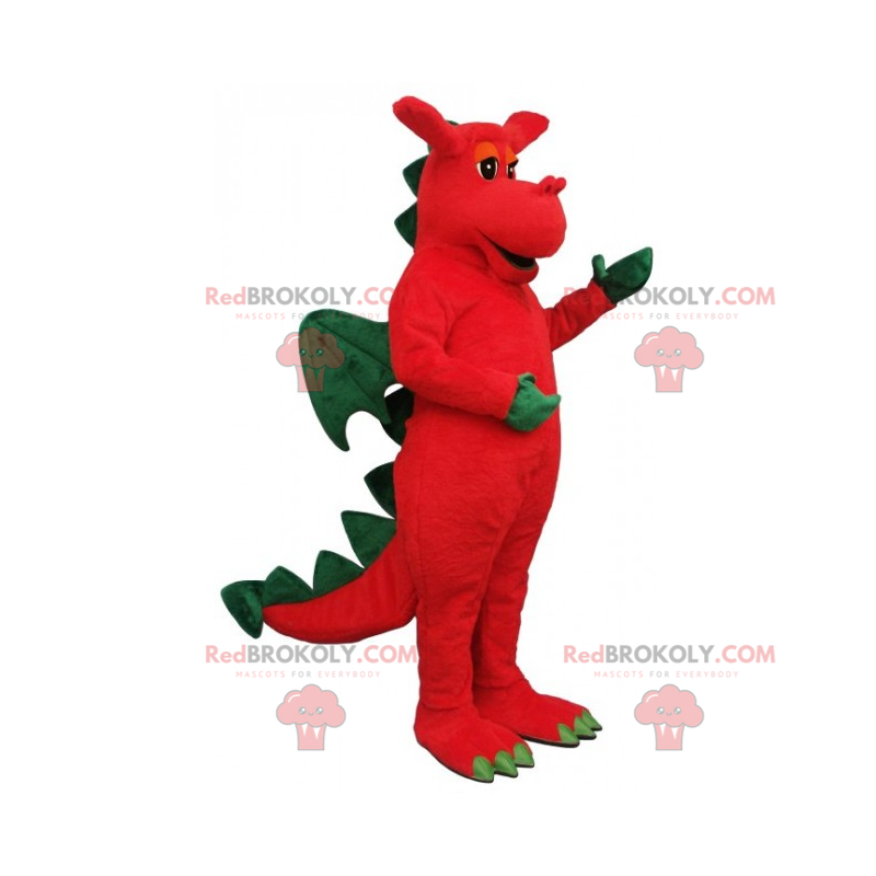 Fantastiske dyr maskot - Dragon - Redbrokoly.com