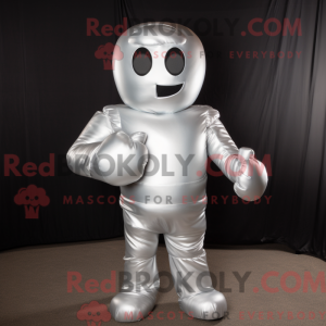 Sølv boksehandske maskot...