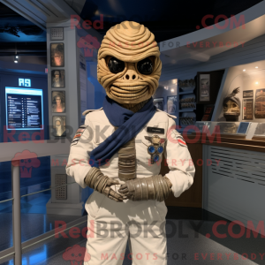 Postava maskota Navy Mummy...