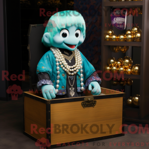 Costume de mascotte Cyan...
