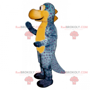 Prehistorische dierenmascotte - Blauwe dinosaurus -