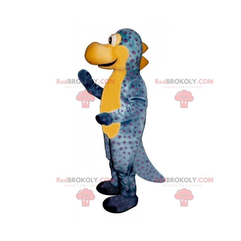 Prehistorische dierenmascotte - Blauwe dinosaurus -