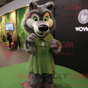 Máscara Olive Wolf com...