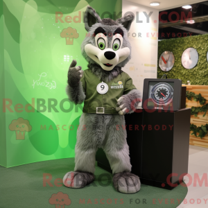 Máscara Olive Wolf com...
