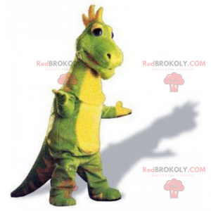 Mascote animal pré-histórico - Dinossauro sobre duas pernas -