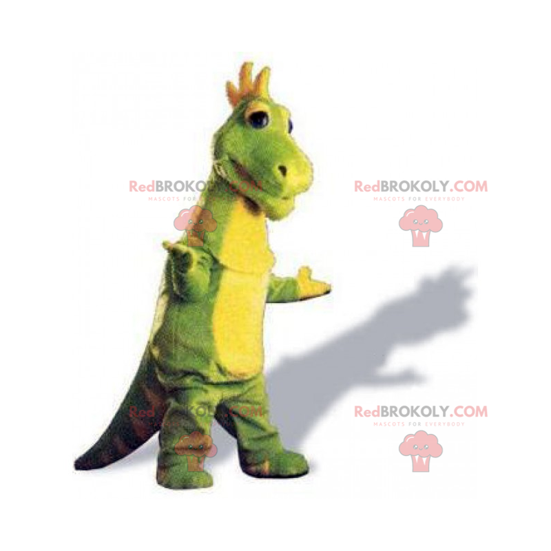 Prehistoric animal mascot - Dinosaur on two legs -