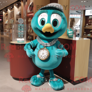 Teal Armbanduhr Maskottchen...