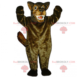 Mascote de animal selvagem - lobo grande - Redbrokoly.com