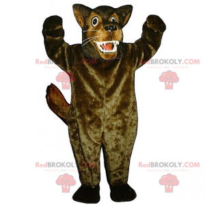 Maskotka dzikiego zwierzęcia - duży wilk - Redbrokoly.com