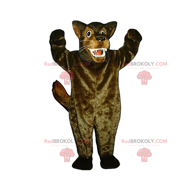 Mascotte animaux sauvages - Grand Loup - Redbrokoly.com