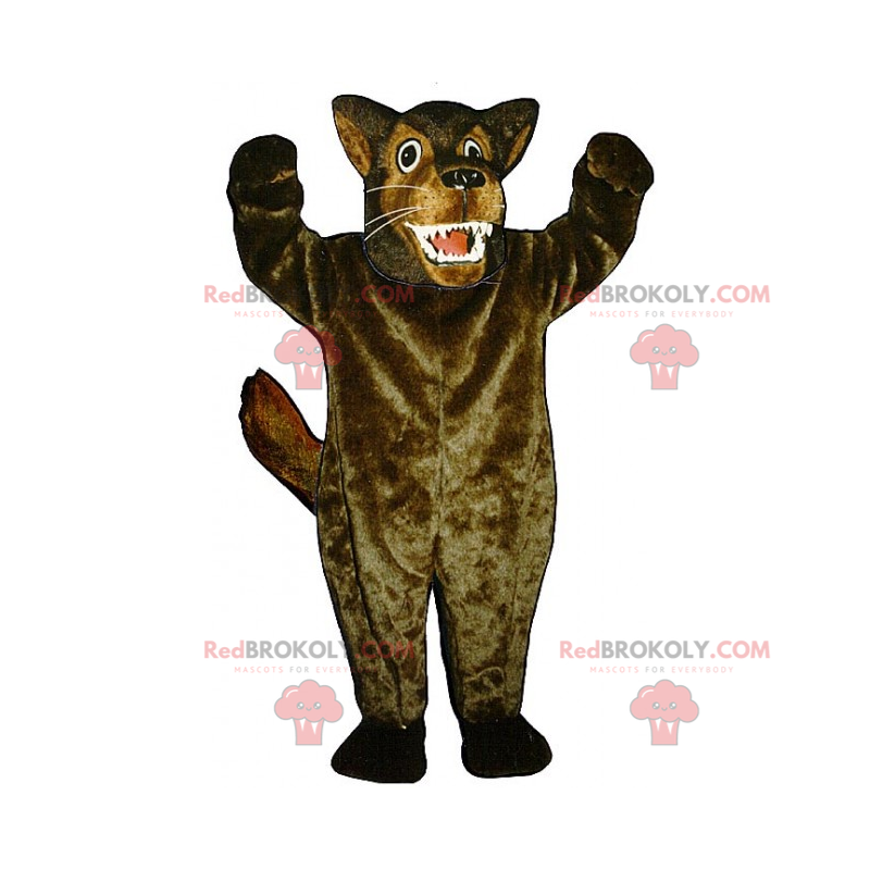 Mascotte di animali selvatici - Grande lupo - Redbrokoly.com