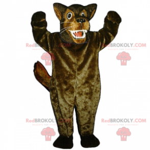 Wild animal mascot - Big wolf - Redbrokoly.com