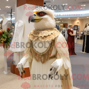 Tan Falcon mascottekostuum...
