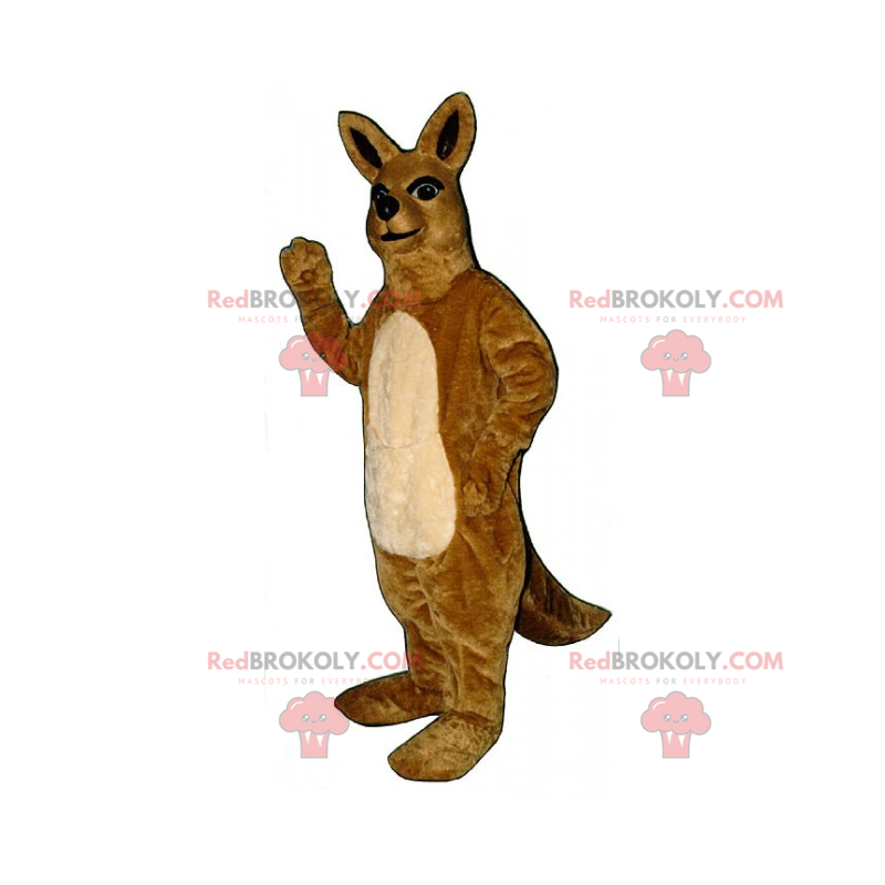 Wild animal mascot - Kangaroo - Redbrokoly.com