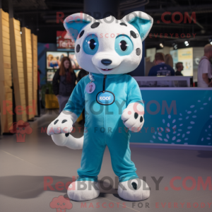 Turquoise Ermine mascot...