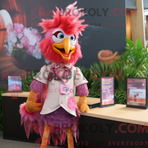 Maskotka Pink Roosters to...