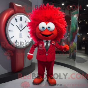 Disfraz de mascota de reloj...