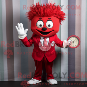 Red Wrist Watch maskot...