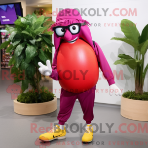 Magenta Mango maskot...