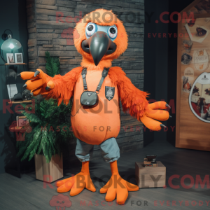 Orange Vulture mascot...